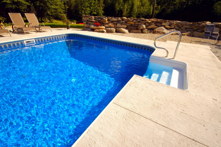 pool decking concrete work